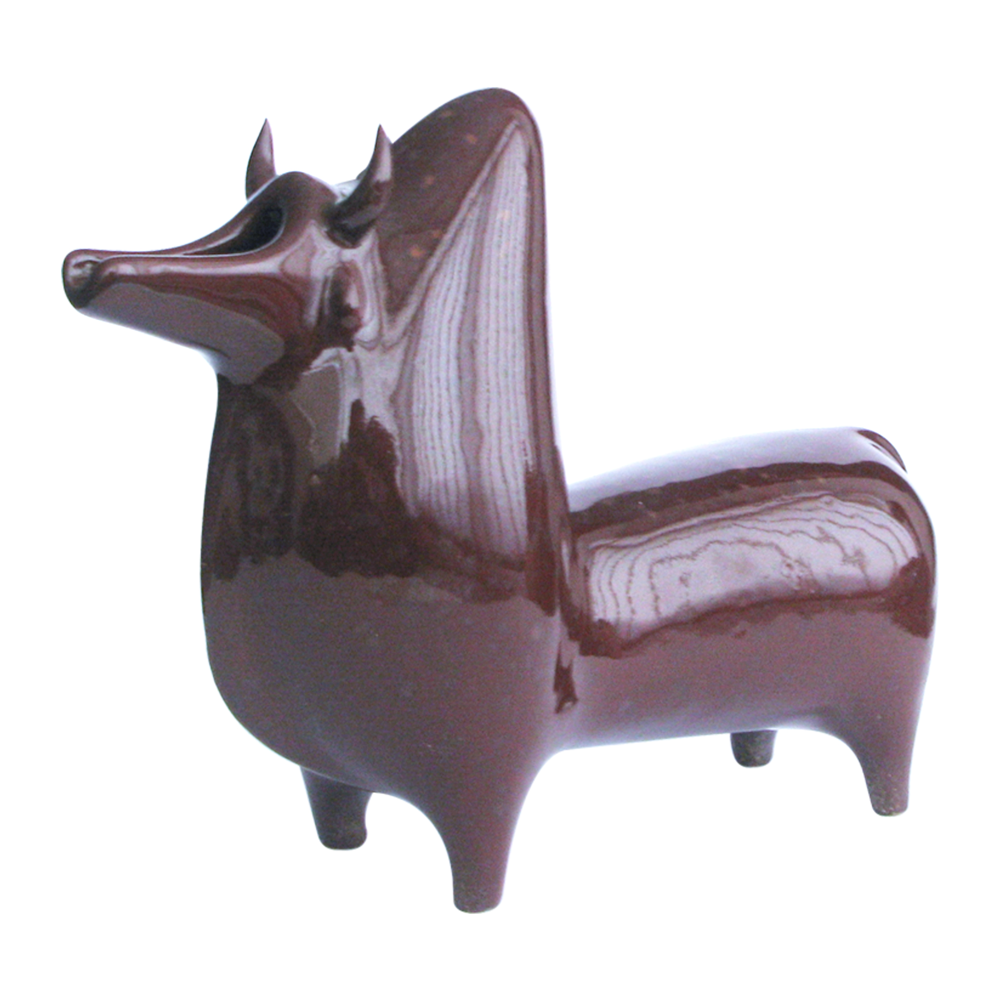 ظرف سفالی جانورسان   - MU032L 